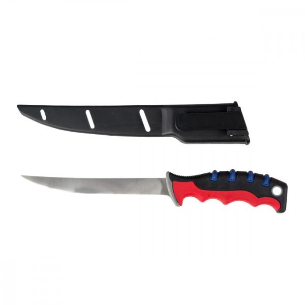 ARNO X-BLADE K7 NÓŻ WĘDKARSKI Z FUTERAŁEM (BLADE 6) - Nóż wędkarski