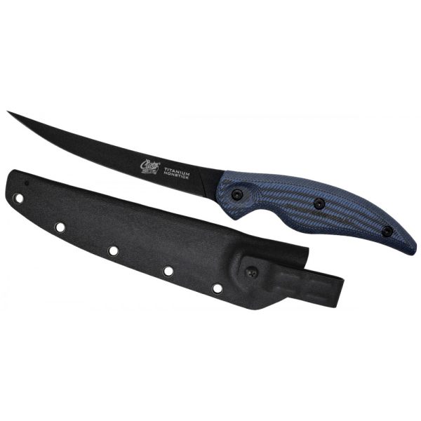 Cuda Professional Knives With Micarta - 6 Curved Boning Knife