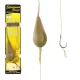 Carp Academy Kompletny zestaw do połowu boili Czarny 4 1 szt./opak. Hak boili z oczkiem i zadziorem