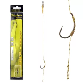   Carp Academy Przypon boili Czarny 2 1 szt./opak. Hak boili z oczkiem i zadziorem