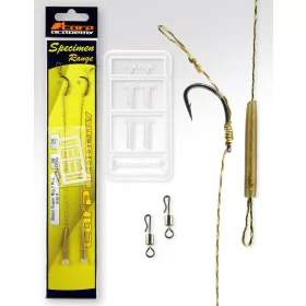   Carp Academy Basic Super Rig Czarny 6 2 szt./opak. Hak boili z oczkiem i zadziorem
