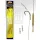 Carp Academy Basic Super Rig Czarny 6 2 szt./opak. Hak boili z oczkiem i zadziorem
