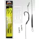 Carp Academy Line Aliger Rig Teflon Czarny 2 2 szt./opak. Hak boili z oczkiem i zadziorem