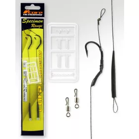   Carp Academy Line Aliger Rig Teflon Czarny 6 2 szt./opak. Hak boili z oczkiem i zadziorem