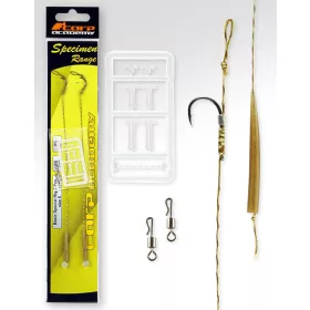   Carp Academy Basic Special Rig Czarny 2 2 szt./opak. Hak boili z oczkiem i zadziorem