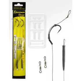   Carp Academy Blow Back Rig Czarny 4 2 szt./opak. Hak boili z oczkiem i zadziorem