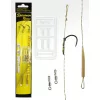 Carp Academy Special Pop Up Rig Teflon Czarny 2 2szt/opakowanie Z oczkiem Z zadziorem Haczyk karpiowy