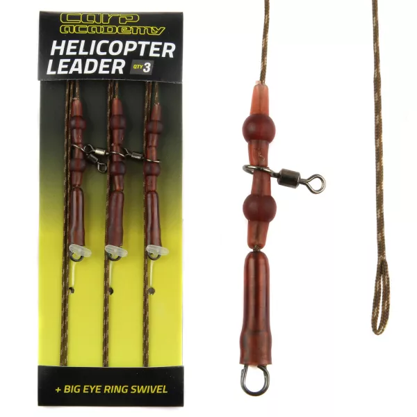 Carp Academy Complete Terminal Tackle on Lead-Core Line with Swivel and Lead Clip 75cm 35lb 3pcs