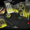 Carp Academy Kompletny zestaw końcowy z obciążoną żyłką, szybkozłączką i klipsem do ciężarka 75cm 35lb 3szt