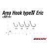 Decoy Area Type IV AH-4 Eric #4 Barbless Haczyk Jednoostrzowy Drapieżny z Oczkiem Bezzadziorowy 12szt.