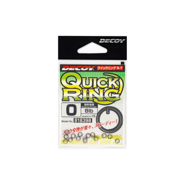 Decoy R-7 Quick Ring 00 6lb Kółko łącznikowe 15szt