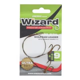 Przypon wolframowy Z hakiem dwuramiennym 6 6Kg 2szt/Opak