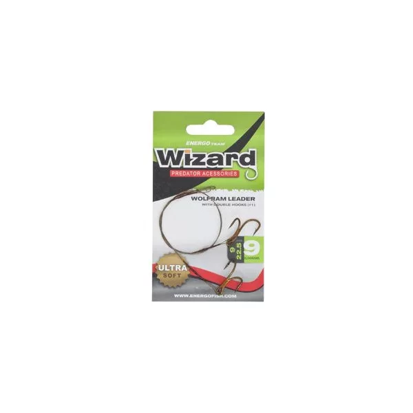 Przypon wolframowy Z hakiem dwuramiennym 6 6Kg 2szt/Opak