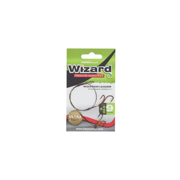 Wolframowy Przypon z Podwójnym Hakiem 9 9Kg 2szt/Op