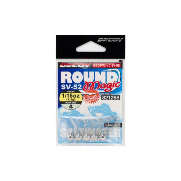 Decoy SV-52 Round Magic #6 1.8gr Jig Head 5pcs