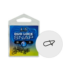 L&K DUO LOCK SNAP 2 - Krętlik z agrafką