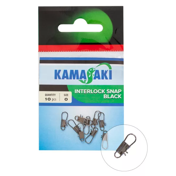 Kamasaki Packaged Interlock Snap 0 10Pcs/Pack