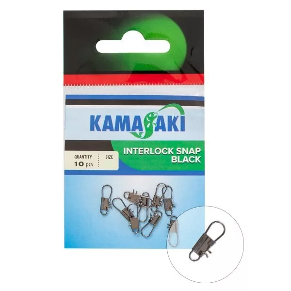 Kamasaki Packaged Interlock Snap 1 10Pcs/Pack