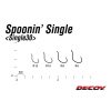Decoy 30 Spoonin Single #12 Zadziorowy Haczyk Jednozębny z Oczkiem na Drapieżniki 12szt.