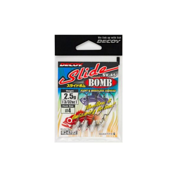 Decoy SV-45 Slide Bomb #4 2gr Główka Jigowa Offsetowa 4szt.