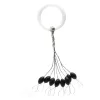 Nevis Gumiütköző Fekete S 4,5x2,2mm 8db