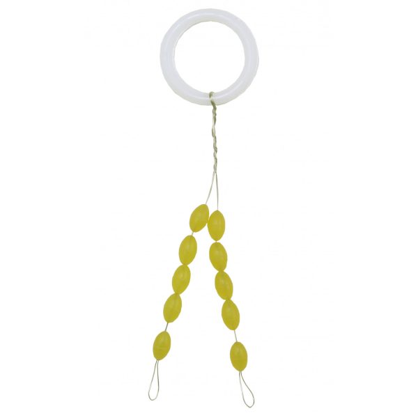 Nevis Gumiütköző Sárga Szilikon L 5,5x3mm 10db