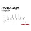 Decoy 32 Finesse Single #12 Earred Barbed Single Predator Hook 10pcs