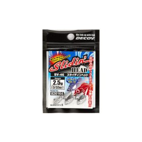 Decoy SV-46 Slidin Head 2,0gr Główka Jigowa Ołów 5szt
