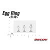 Decoy R-10 Egg Ring Silver 2 50lb Split Ring Kulcskarika 12szt.