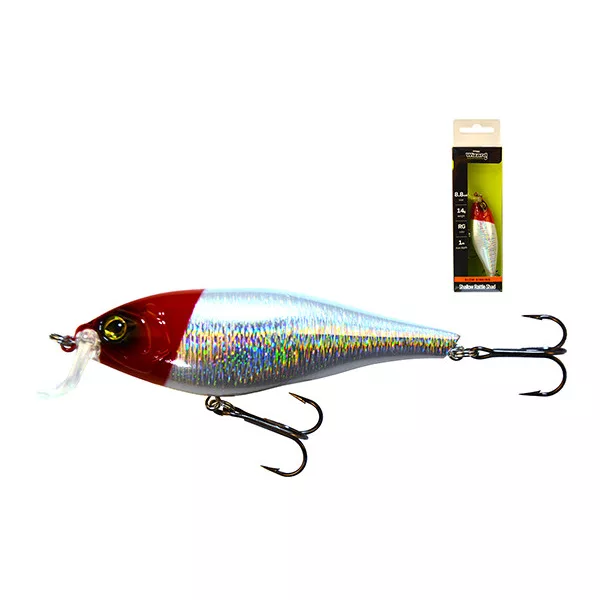 Wizard Shallow Rattle Shad Slow-Sinking RG 8,8cm 14gr Wobler