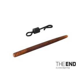   Delphin THE END Krętlik z szybkozłączką z gumową tuleją / 6db #4 / G-ROUND