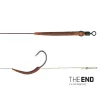 Delphin THE END Zestaw Boilie rig, haczyk związany / 2szt 20cm/25lbs/#6