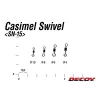 Decoy SN-15 Casimel Swivel 8 Krętlik 12szt