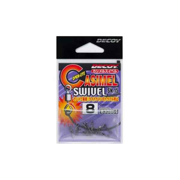 Decoy SN-15 Casimel Swivel 6 Krętlik 12 szt.