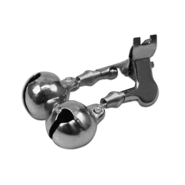 Dzwonek Delphin, metalowy klips / 1szt 16