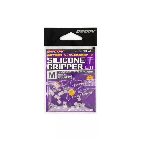 Decoy L-11 Silicone Gripper M Stoper 12szt.