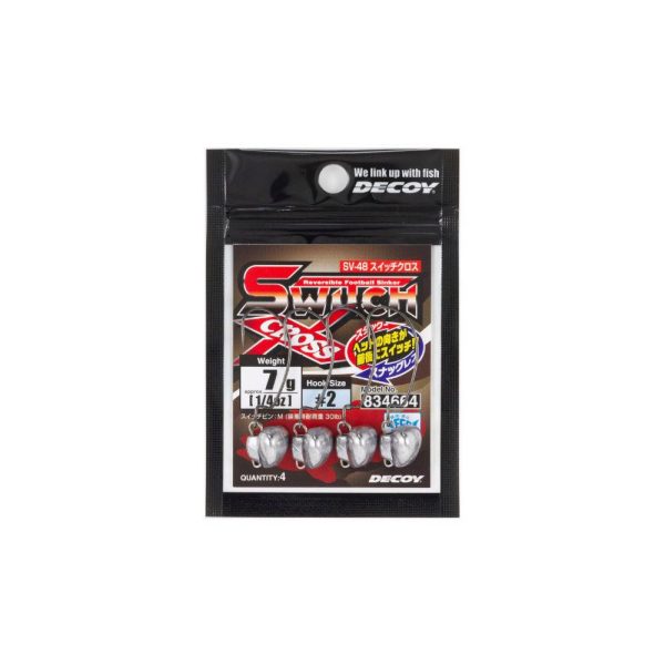 Decoy SV-48 Switch Cross #2/0 14gr Jig Głowa 3szt