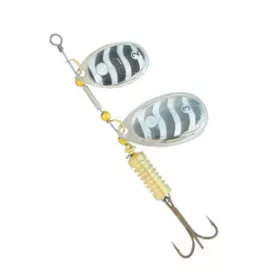   Kamasaki Stork Błystka Obrotowa Czarno-Srebrna Brokatowa 2 - 6gr