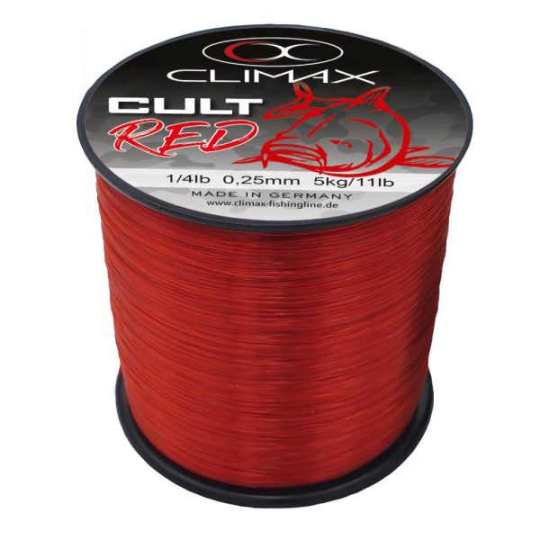 Climax Cult Carp Red Mono 300m 0,25mm Żyłka Monofilamentowa