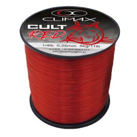   Żyłka główna monofilowa Climax Cult Carp Red Mono 1000m 0,30mm