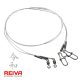 Reiva 0,30mm 30cm Przypon Fluorocarbonowy 2 szt.