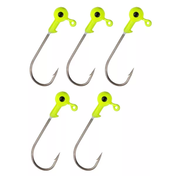 Nevis Gumi halfej sárga 3/0 3gr 5db/cs Jig fej