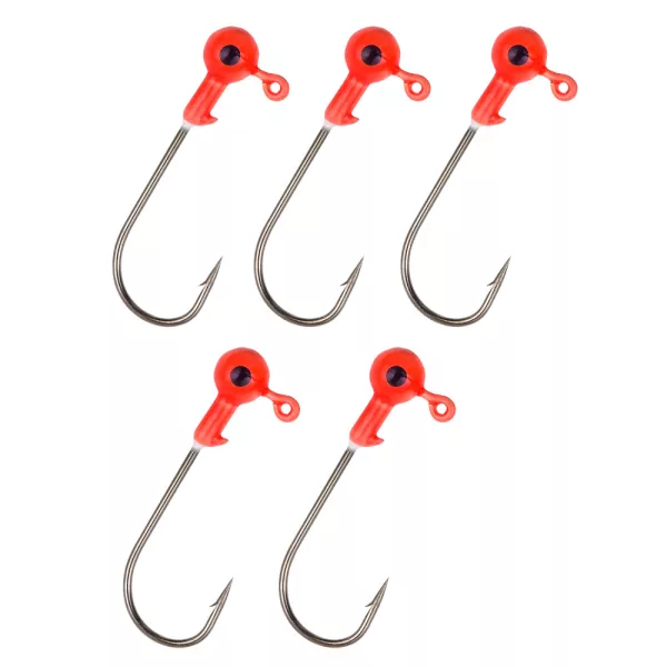 Nevis Gumi halfej piros 5/0 5gr 5db/cs Jig fej