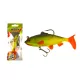 Wizard Swimbait Perch 10,16cm Zielono-Żółty Gumihal