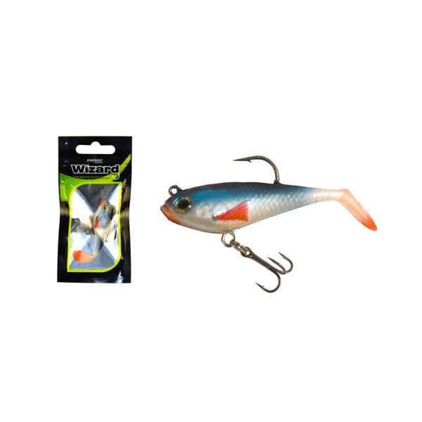 Wizard Swimbait Paddle Shad 5,08cm Blueghost Gumihal