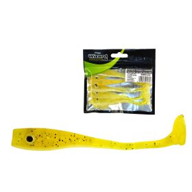 Wizard Paddle Minnow Yellow 10cm Gumowa Rybka 5szt.