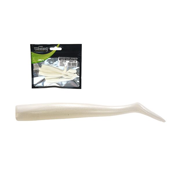 Wizard Stick Minnow White 7cm Sztuczna przynęta 5 szt.