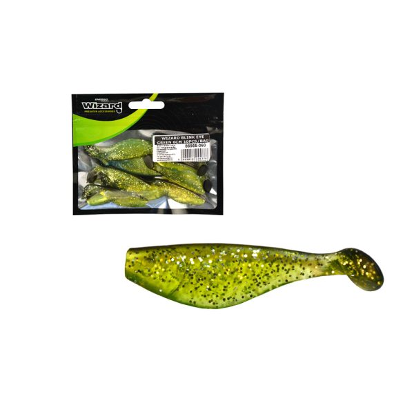 Wizard Blink Shad Green 6cm Gumowa Rybka 10szt.