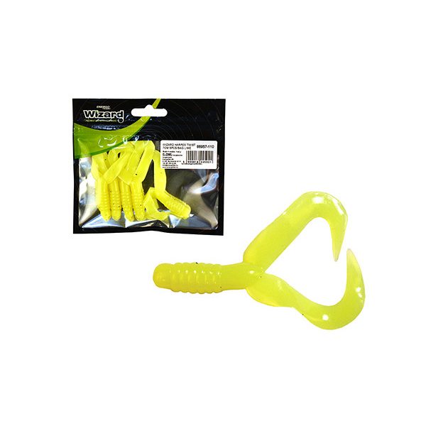Wizard Harpex Twist Double Lime 7cm Twister 5szt.