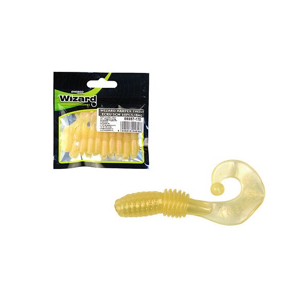 Wizard Harpex Twist Extra Ecru 5cm Twister 10szt